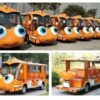 Экскурсионный автомобиль с рыбой-клоуном