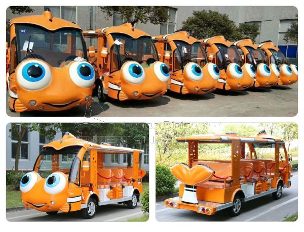 Экскурсионный автомобиль с рыбой-клоуном